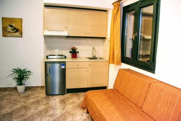 Superior One Bedroom Quintuple Apartment with Sea View Kitchenette